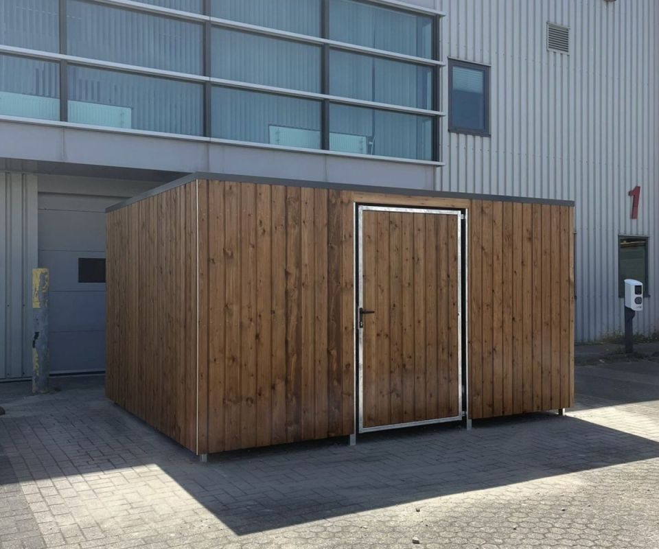 Fietsenstalling bij Vestas