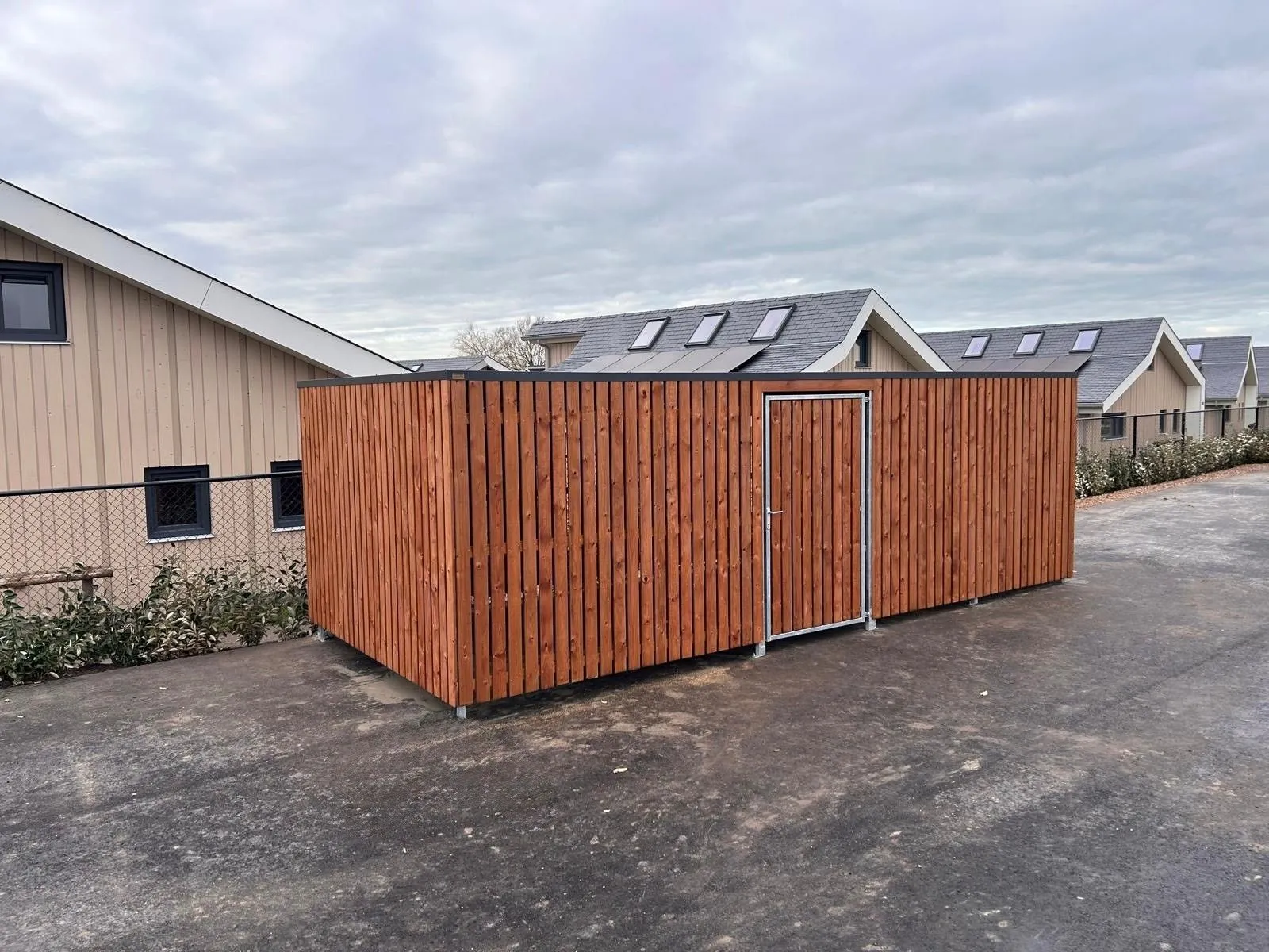 Afsluitbare fietsenberging geplaatst in Breskens