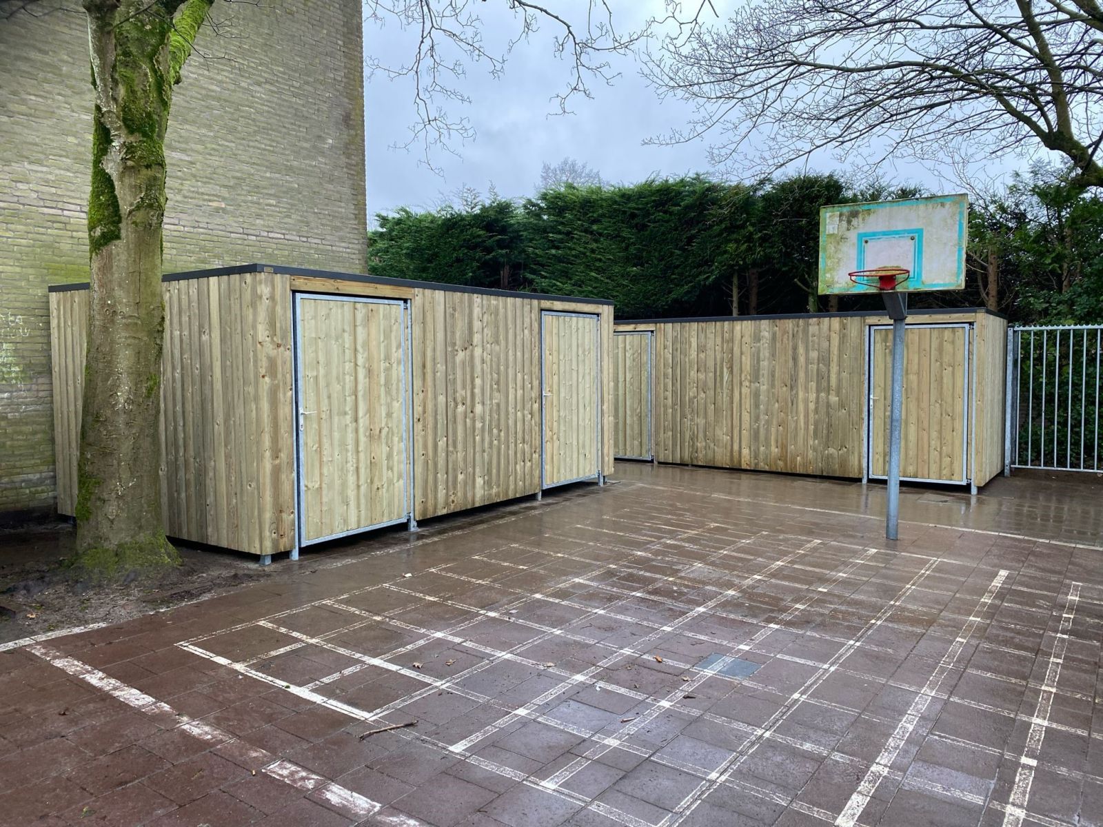 Fietsenstalling en berging SBO Petraschool Eindhoven