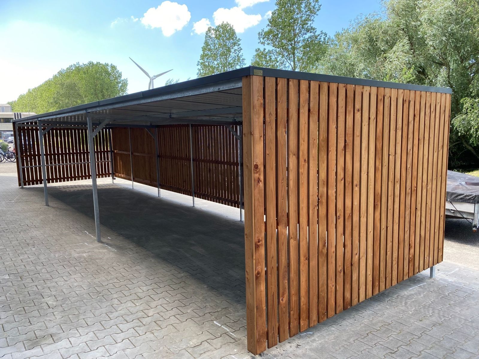 Fietsenstalling geplaatst in Leeuwarden