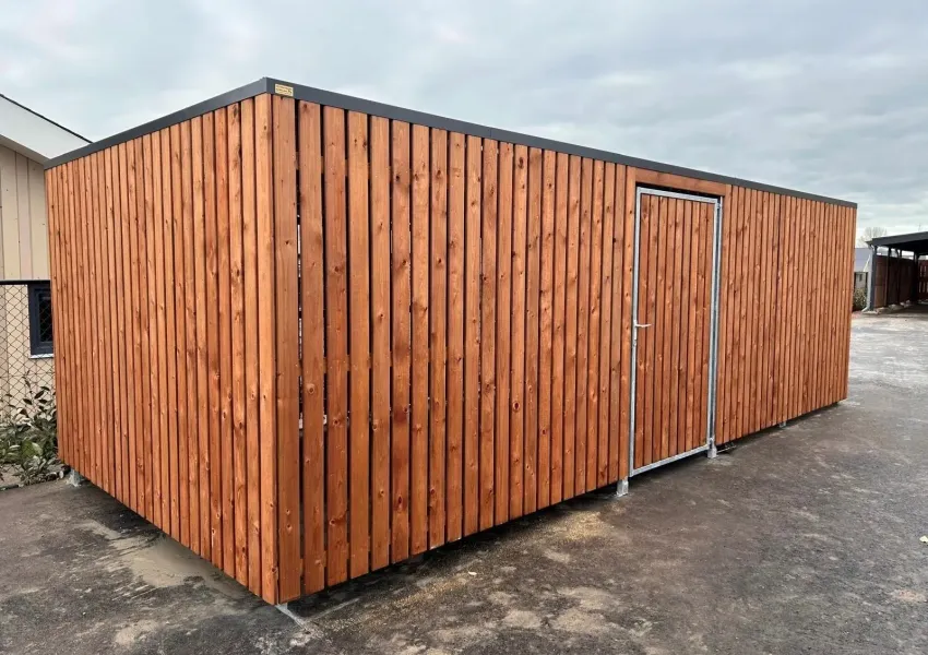 Afsluitbare fietsenberging geplaatst in Breskens