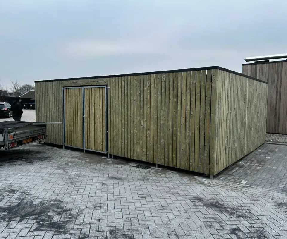 Fietsenberging in Middelburg