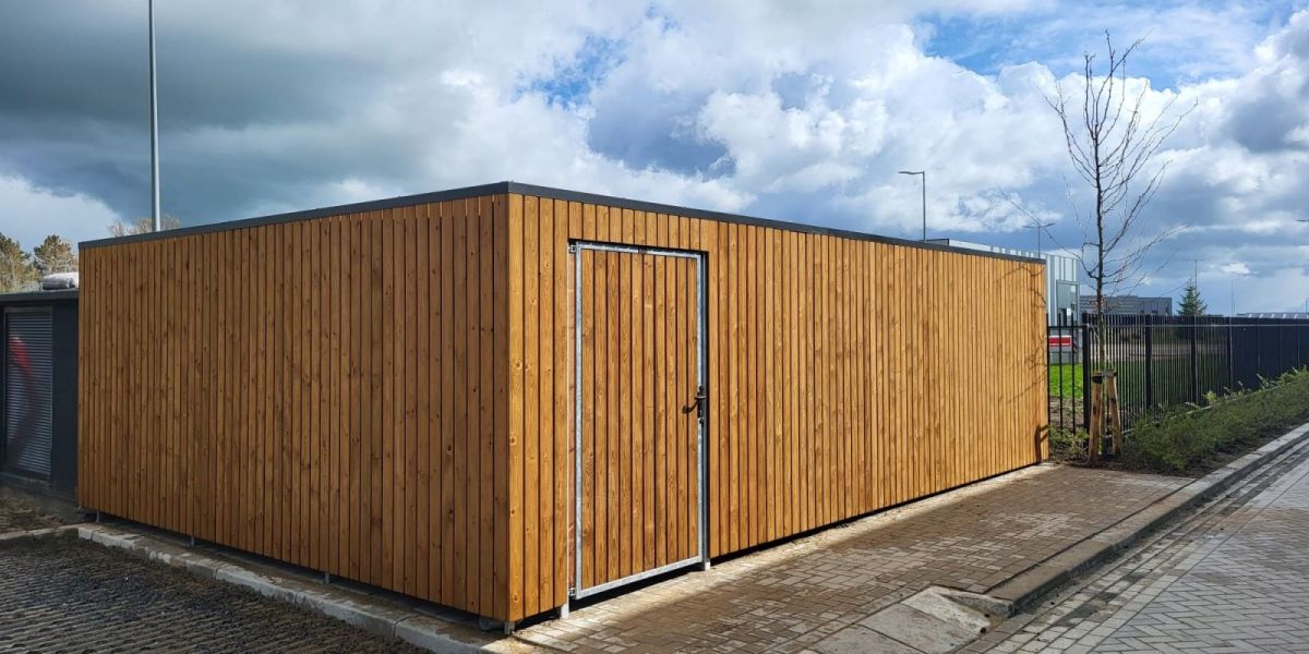 Afsluitbare fietsenberging geplaatst in Alkmaar