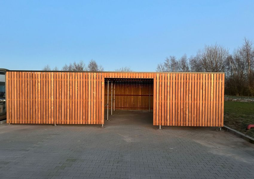 Fietsenberging in Heerenveen met royale zijtoegang