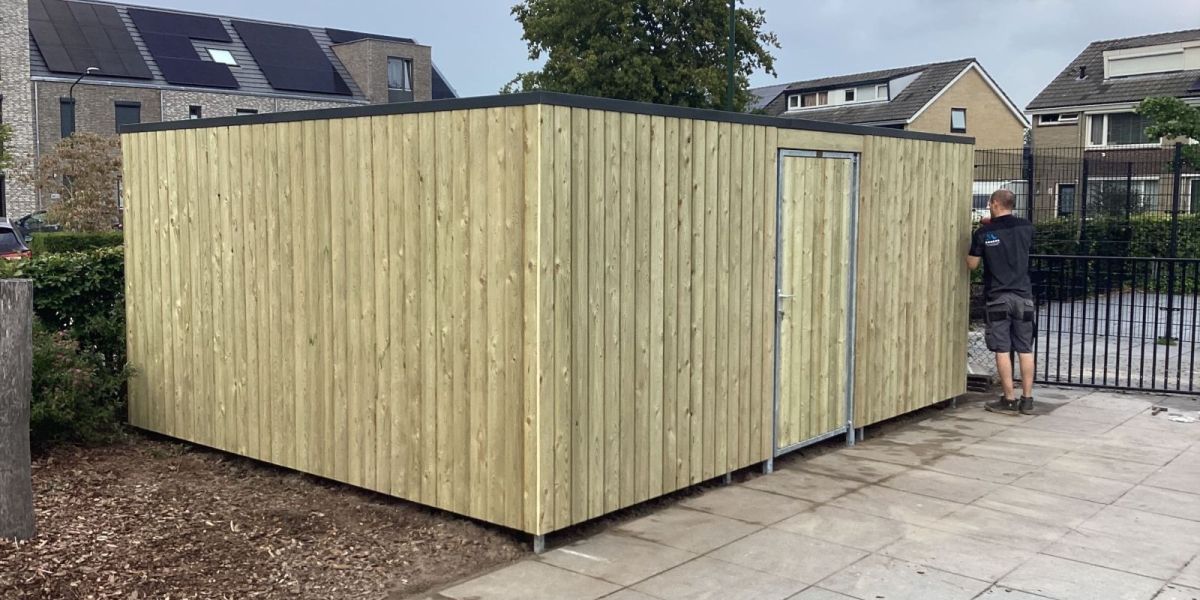 Berging bij Basisschool De Stokland SKPO Breugel