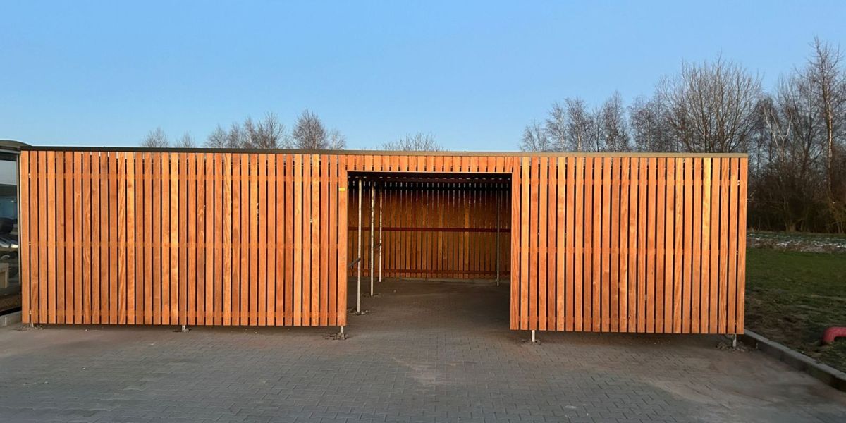 Fietsenberging in Heerenveen met royale zijtoegang