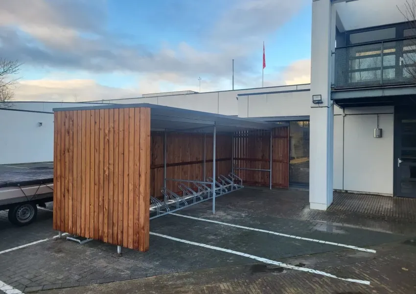Fietsenstalling Drachten met open voorkant