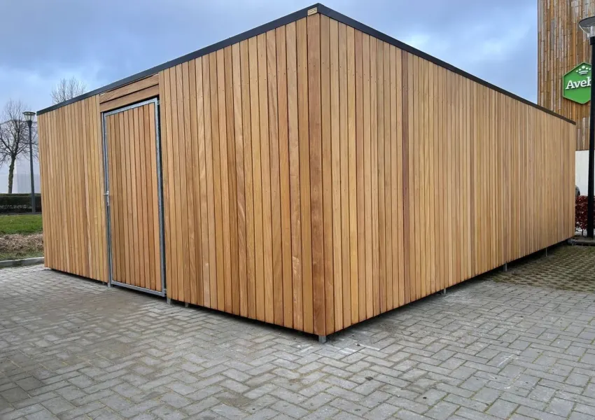 Afsluitbare fietsenberging geplaatst in Groningen