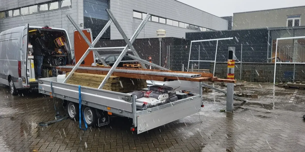 Fietsenberging Wijlhuizen Arnhem met antraciet dak