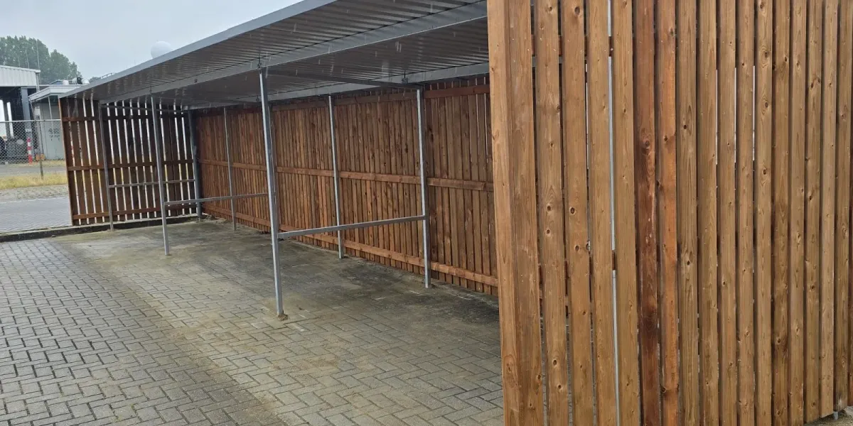 Fietsenstalling Deventer bij Martens Logistiek B.V.