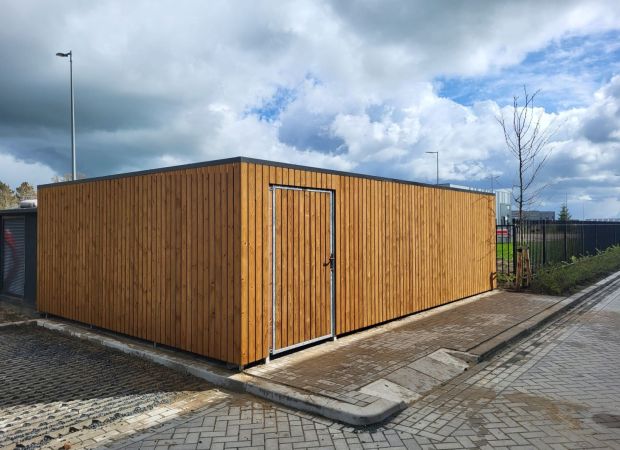 Afsluitbare fietsenberging geplaatst in Alkmaar