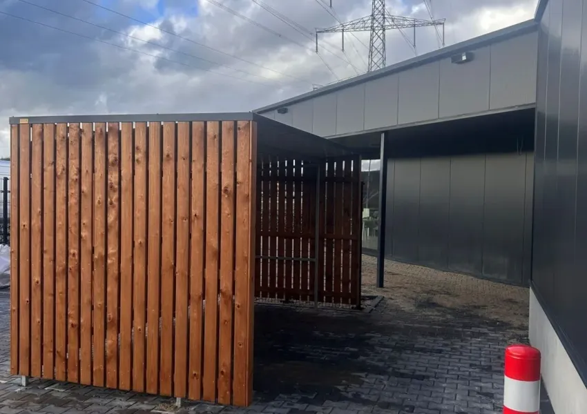 Fietsenstalling Borne met inpandige dakgoot