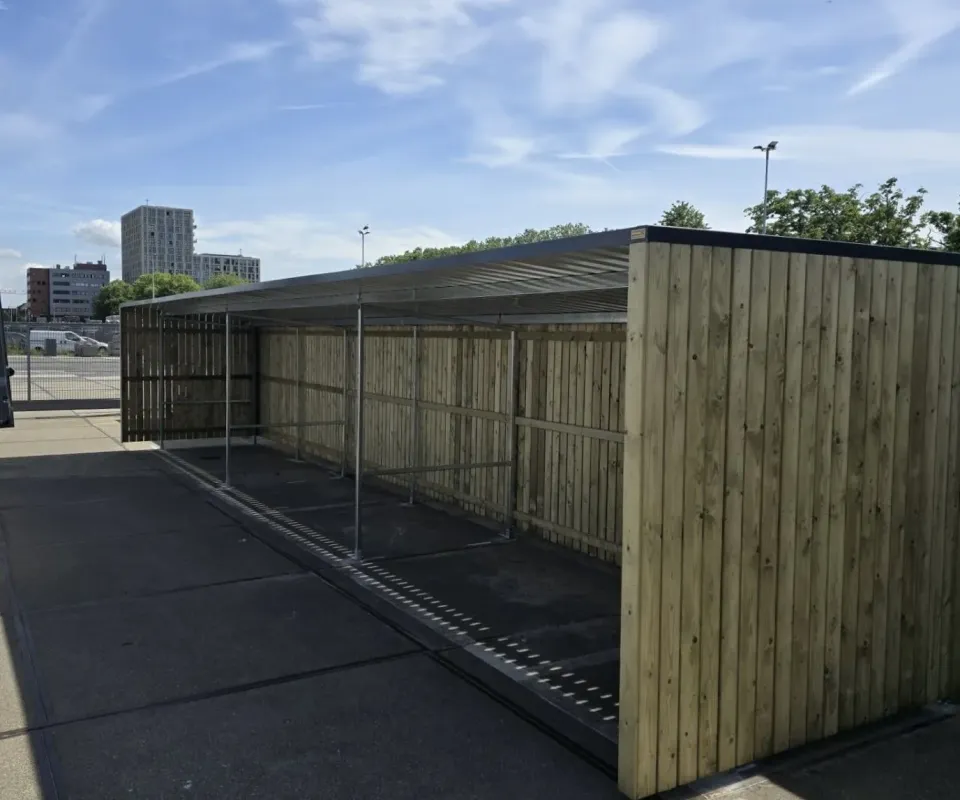 Fietsenstalling bij Wits Haaglanden