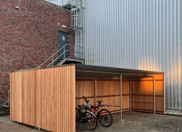 Dubbelzijdige fietsenstalling geplaatst in Venlo