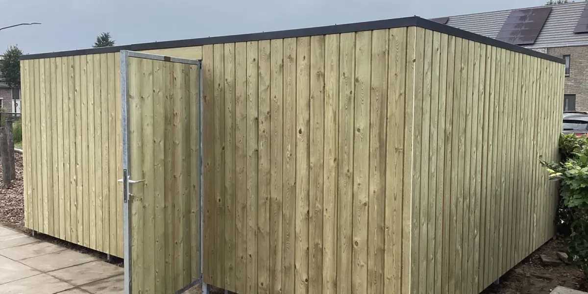 Berging bij Basisschool