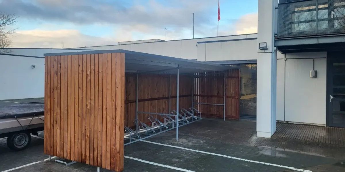 Fietsenstalling Drachten met open voorkant