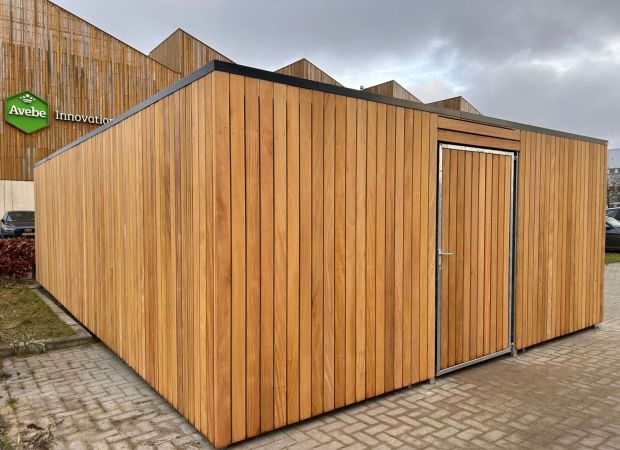 Afsluitbare fietsenberging geplaatst in Groningen