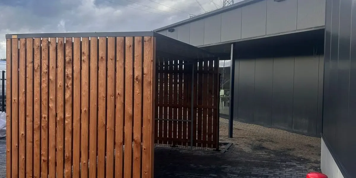 Fietsenstalling Borne met inpandige dakgoot