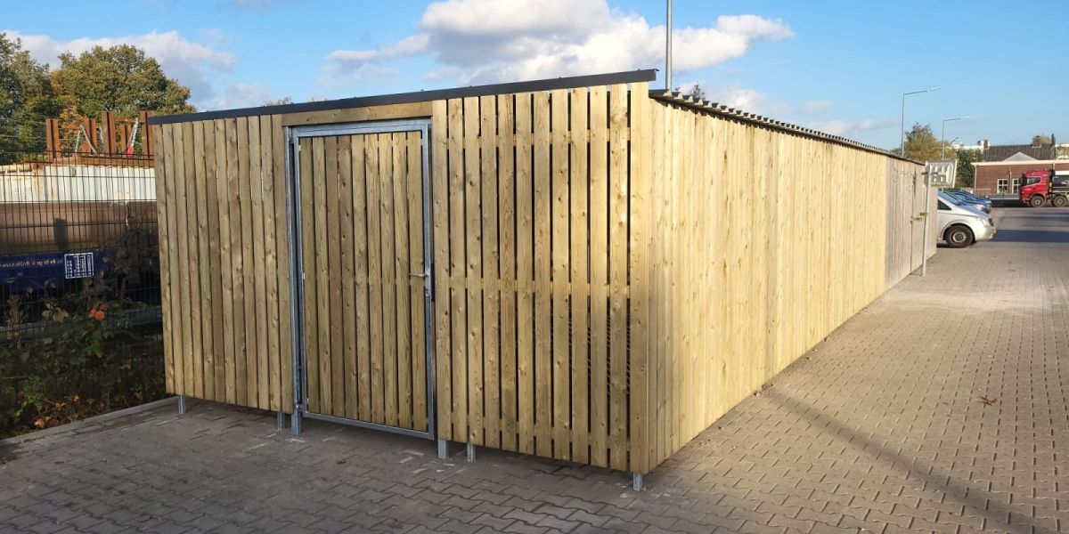 Fietsenberging Apeldoorn uitgebreid met maatwerk aanbouw