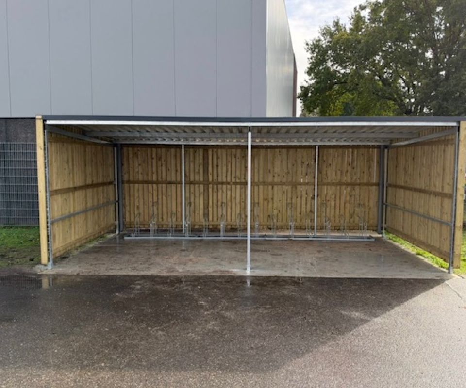 Open fietsenstalling bij de Vet Waterbeheer B.V.
