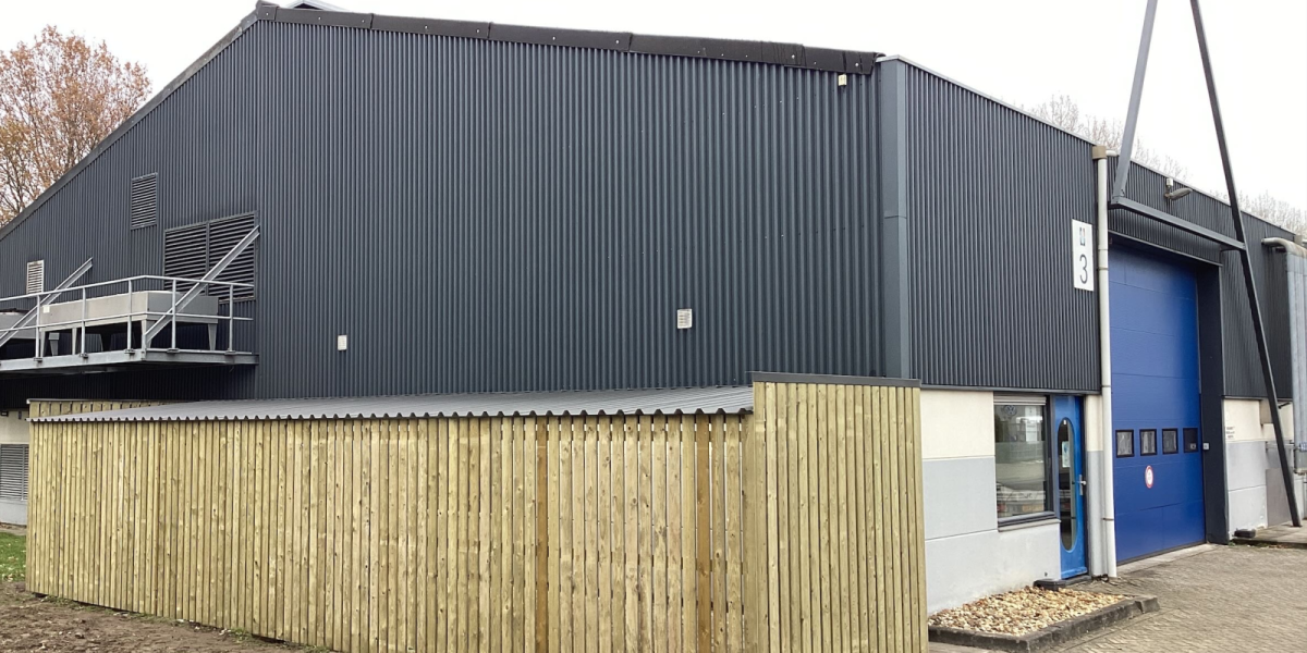 Fietsenstalling bij Flestic B.V. in Dronten