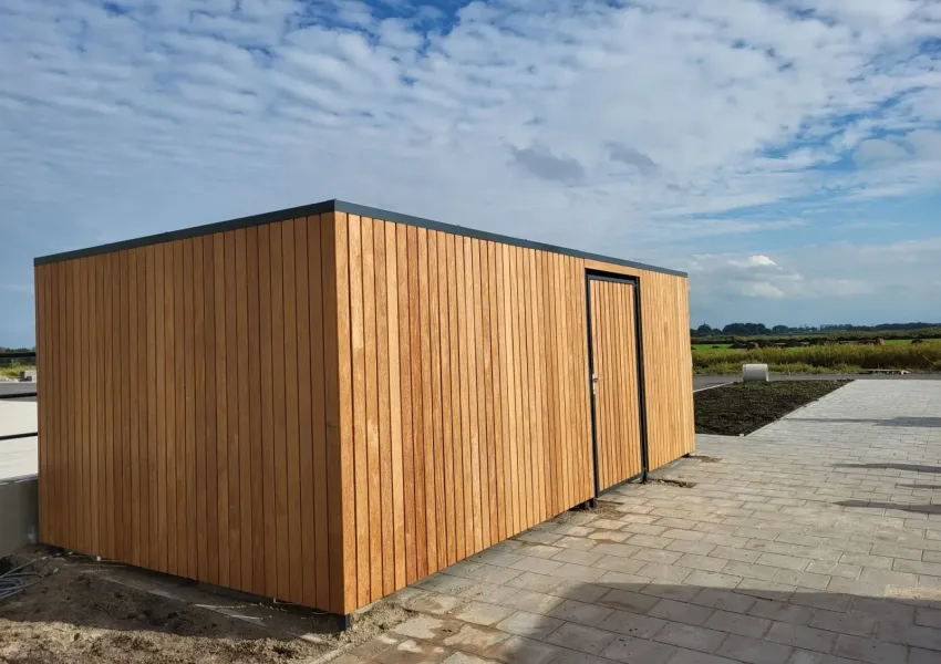 Staalconstructie met RAL 7016 poedercoating