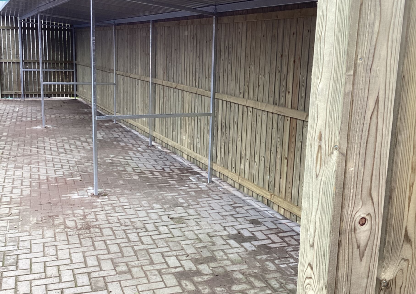 Fietsenstalling bij De Boemerang in Amstelveen