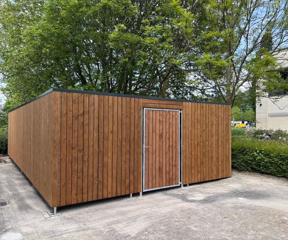 Fietsenberging bij Cazas Wonen in Woerden