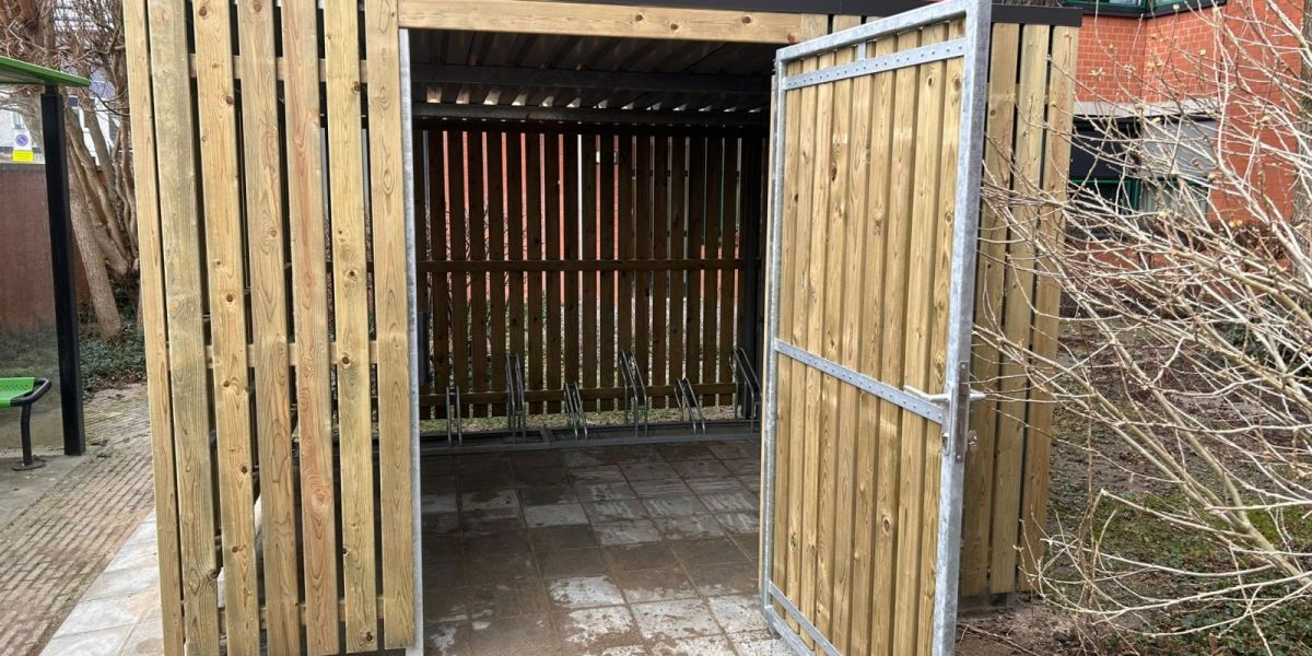 Compacte afsluitbare fietsenberging in Zoetermeer