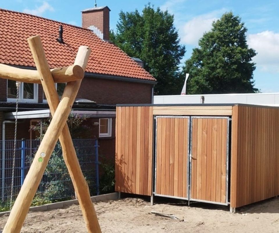 Buitenberging bij Johannes Calvijnschool in Sliedrecht