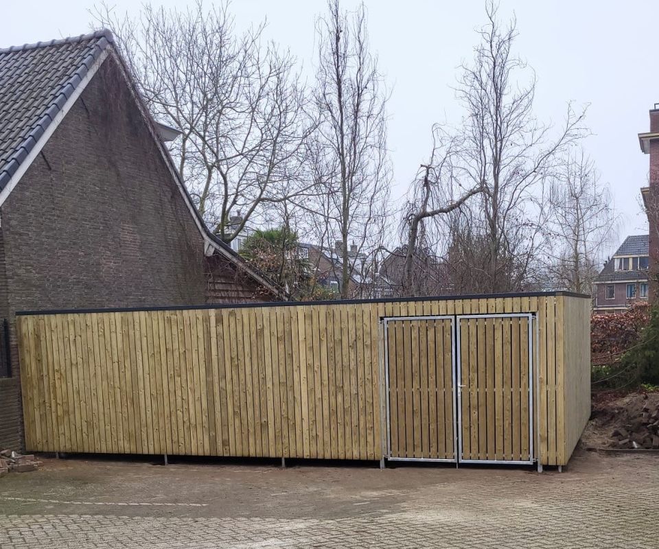 Afsluitbare fietsenberging geplaatst in Arnhem