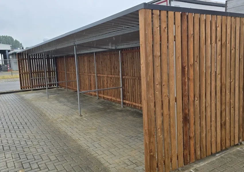 Fietsenstalling Deventer bij Martens Logistiek B.V.