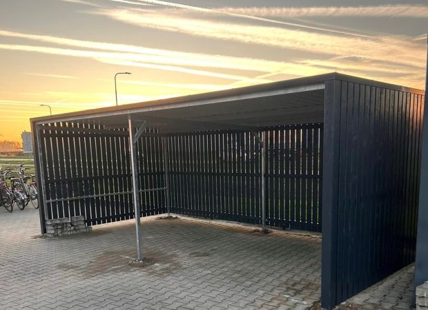 Fietsenstalling geplaatst bij Dynamic Logistics ’s-Heerenberg