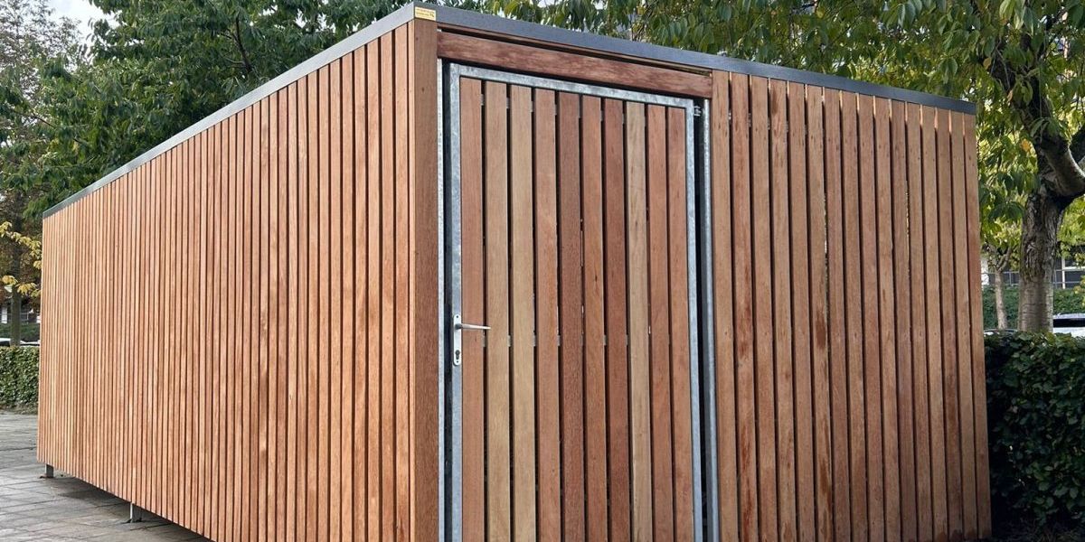 Fietsenberging geplaatst bij Nautilus College Almere