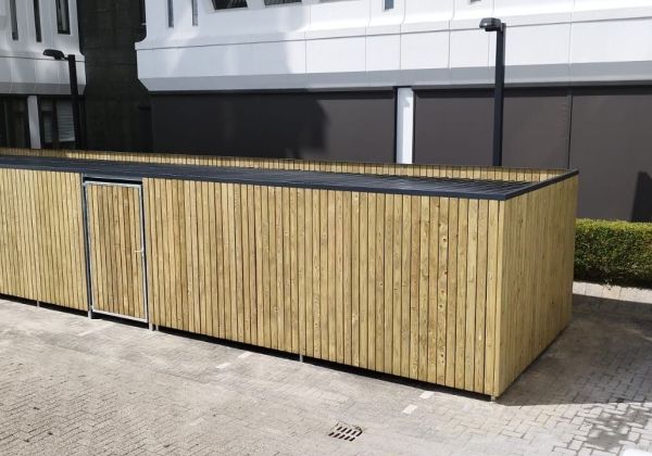 Fietsenberging met overkapping Leeuwarden