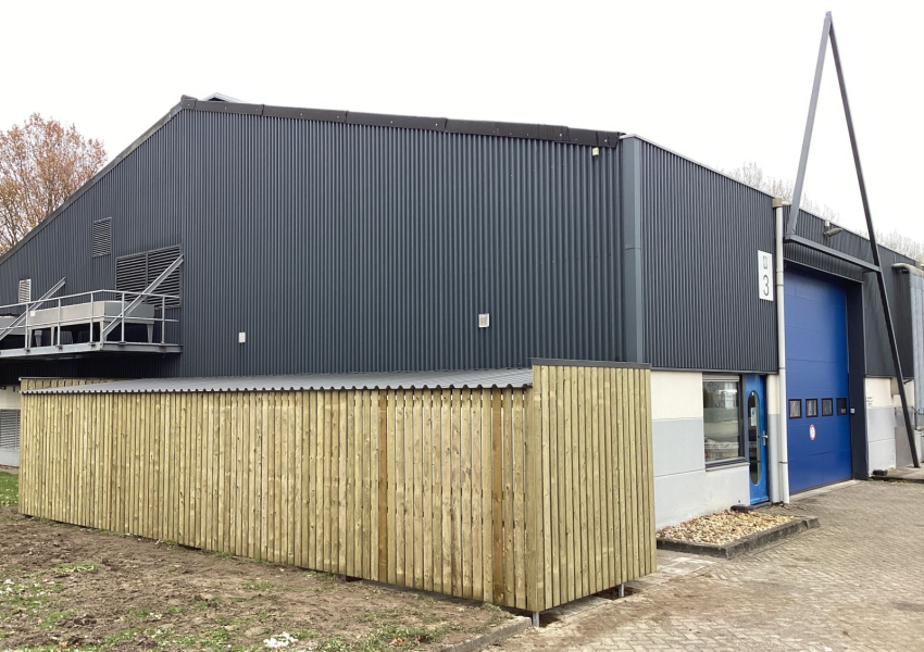 Fietsenstalling bij Flestic B.V. in Dronten
