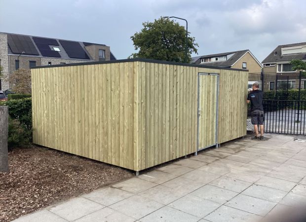 Berging bij Basisschool De Stokland SKPO Breugel